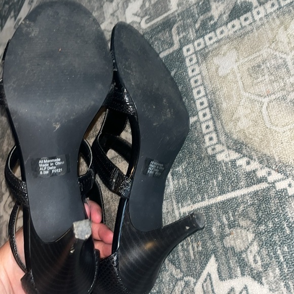 Alfani women’s Delia Black Sophisticated Heels size 8.5 - Picture 7 of 11